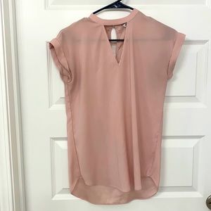 Pink Express Rolled Short Sleeve